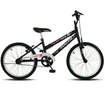 Bicicleta South Bike Grazzy Vb Aro 20 Rígida 1 Marcha - Preto