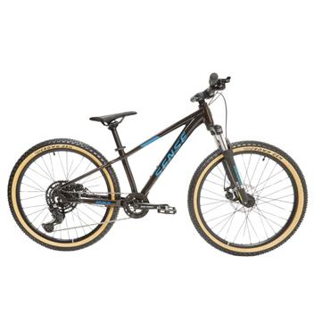 Bicicleta Sense Bike Grom Aro 24 Susp. Dianteira 9 Marchas - Branco/laranja