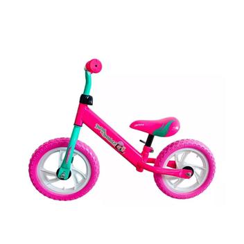 Bicicleta Unitoys Balance Aro 12 Rígida 1 Marcha - Rosa