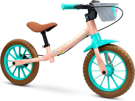 Bicicleta Infantil Balance Equilibrio Balance Love Rosa Menina - Nathor ...