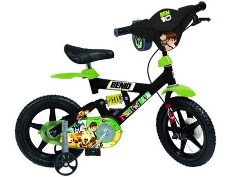 Bicicleta Infantil Bandeirante Ben 10 Aro 12 - Freio Tambor