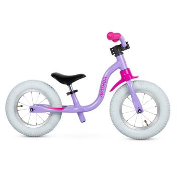 Bicicleta Nathor Balance Raiada Aro 12 Rígida 1 Marcha - Lilás