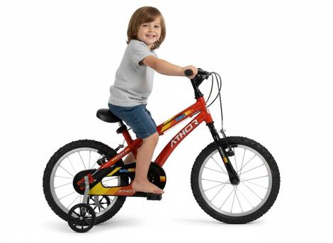 Bicicleta Athor Bike Baby Boy Vb Aro 16 Rígida 1 Marcha - Vermelho