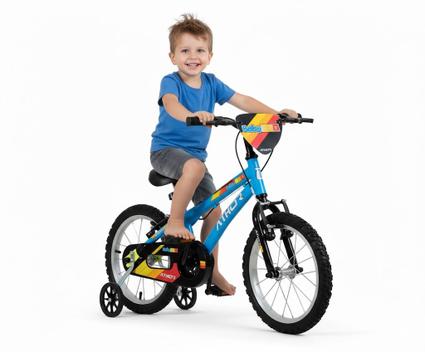 Bicicleta Athor Bike Baby Boy Vb Aro 16 Rígida 1 Marcha - Azul