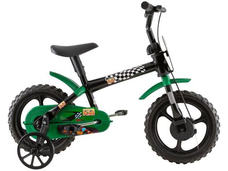 Bicicleta Styll Baby Radical Kid Aro 12 Rígida 1 Marcha - Preto/verde