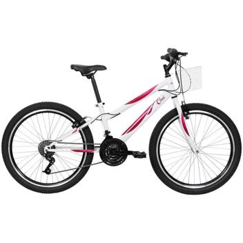 Bicicleta Caloi Ceci Vb Aro 24 Rígida 21 Marchas - Branco