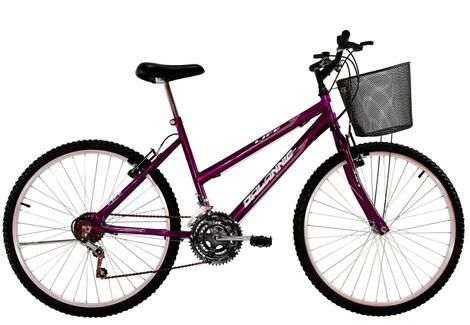 Bicicleta Dalannio Bike Life Aro 26 Rígida 18 Marchas - Violeta