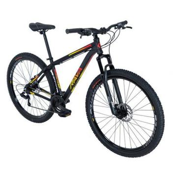 Bicicleta Rava Pressure Disc H Aro 29 Susp. Dianteira 21 Marchas - Cinza/preto