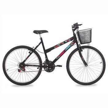 Bicicleta Mormaii Safira Vb Aro 26 Rígida 18 Marchas - Preto