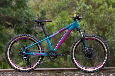 Bicicleta Sense Bike Impact Grom Aro 20 Susp. Dianteira 8 Marchas - Azul/rosa