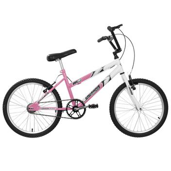 Bicicleta Ultra Bikes Pro Tork Ultra Aro 20 Rígida 18 Marchas - Branco/rosa