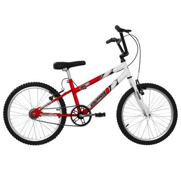 Bicicleta Ultra Bikes Pro Tork Rebaixada Aro 20 Rígida 1 Marcha - Vermelho