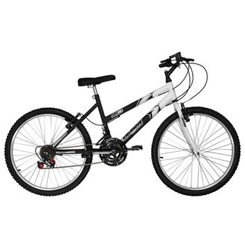 Bicicleta Ultra Bikes Pro Tork Aro 24 Rígida 18 Marchas - Branco/preto