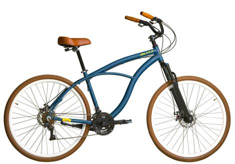 Bicicleta Blitz Terral Aro 29 Rígida 21 Marchas - Azul
