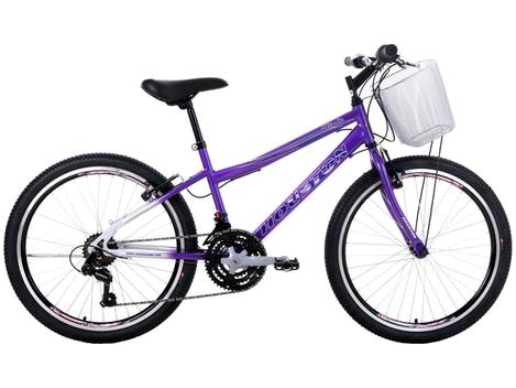 Bicicleta Houston Windy Vb Aro 24 Rígida 21 Marchas - Roxo