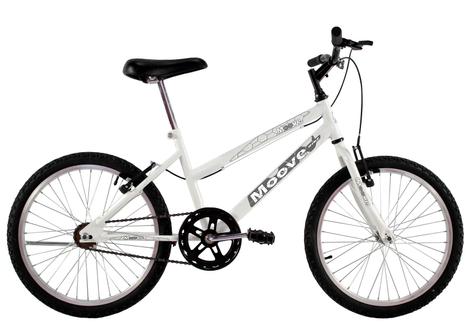 Bicicleta Dalannio Bike Moove Aro 20 Rígida 1 Marcha - Branco