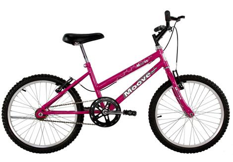 Bicicleta Dalannio Bike Moove Aro 20 Rígida 1 Marcha - Rosa