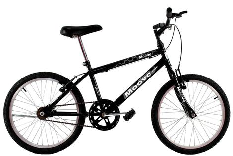 Bicicleta Dalannio Bike Moove Aro 20 Rígida 1 Marcha - Preto