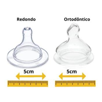 Bico BIG de mamadeira Redondo ou Ortodôntico c/10 un. Silicone (0008/ ...
