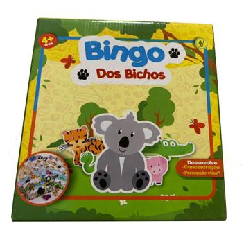 Bingo dos bichos 52 peças jogo educativo - BATE BUMBO - Jogos Educativos -  Magazine Luiza