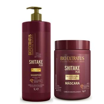 Mascara Bio Extratus Shitake Plus Reconstrução Nutritiva 250g - Máscara  Capilar - Magazine Luiza