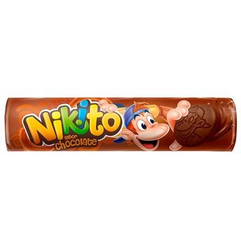 Biscoito Nikito Recheado Chocolate 135g Embalagem com 30 Unidades ...