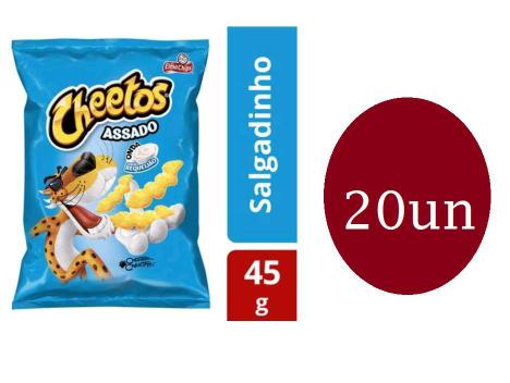 Caixa De Biscoito Salgadinho Cheetos Requeijão 20g - 20un