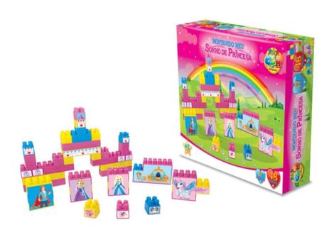 Jogo Monta E Desmonta Sonho De Princesa 48 Peças 17 Adesivos Presente  Interativo 360 GGB - Brinquedos de Montar e Desmontar - Magazine Luiza