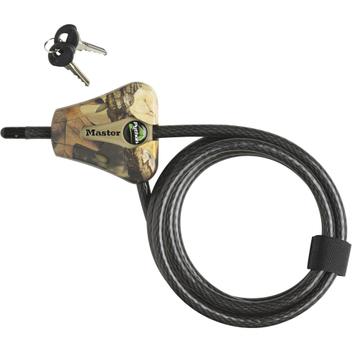 Cadeado Python Com Cabo De Aço - Master Lock 8418D | Segurança Para Câmeras De Trilha