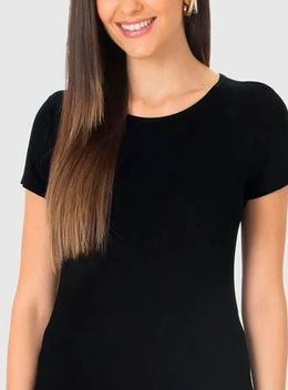 Blusa Manga Curta Malwee 1000079410 Feminina Decote Redondo