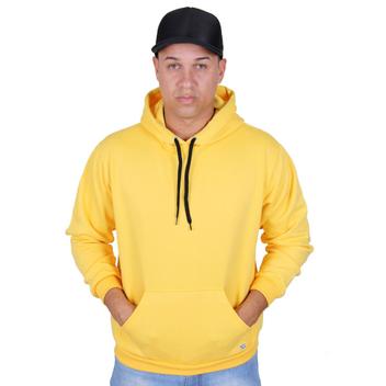 orange moletom com capuz plain