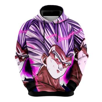 Blusa Moletom De Zipper Goku Super Sayajins Dbz Anime