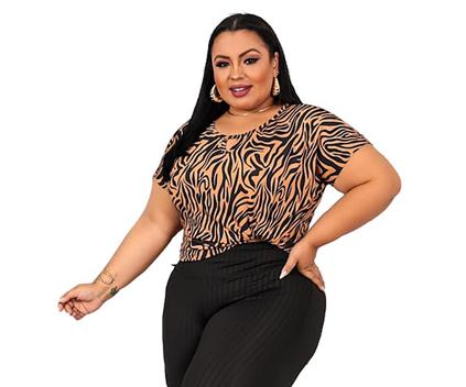Blusa Social Feminina Plus Size Moda Evang lica Blusa para