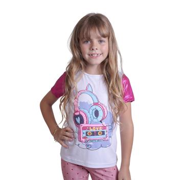 Blusa Verão Infantil Feminina Infantil Abertura Manga - Cia da Malha -  Blusa Infantil - Magazine Luiza