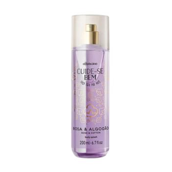 Body Splash Cuide-se Bem Rosa & Algodão 200ml - Boticário - Body Splash ...