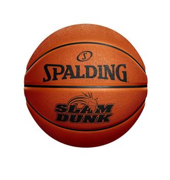 Bola de Basquete Spalding Slam Dunk Tam 7 Borracha Laranja 