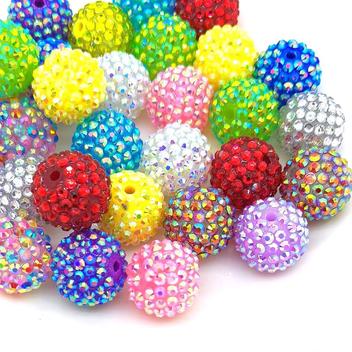 Perle Acriliche 3D Illusion Miracolo – 250 Pezzi, 10 Mm, Tonde, Colore Blu – Per Gioielli E Craft