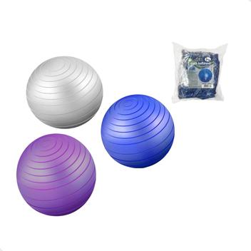 Bola Western Inflável para exercícios Pilates 65cm - Cores Sortidas -  Colorido