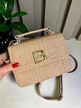 Bolsa Croco Mini Bag Cluth Vintage Padrão de Crocodilo Look Casual - ac