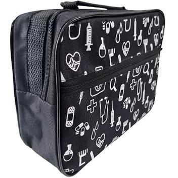 Bolsa Estágio de Enfermagem ou Demais Áreas - Nylon Preta - Enfermagem ...