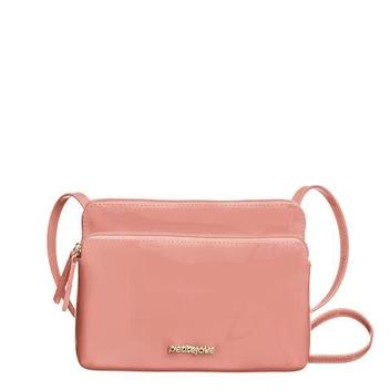 Bolsa Feminina Transversal Becky Petite Jolie Nude Pj10533 - Bolsas