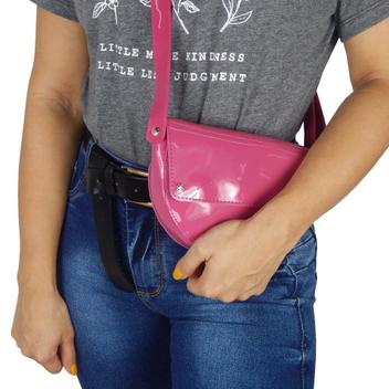Pochete Petite Jolie Belt Bag Feminina - Rosa, Zattini