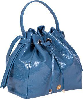 coach bucket bolsa blue