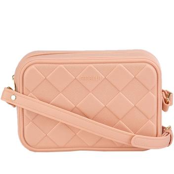 nude croc bolsa