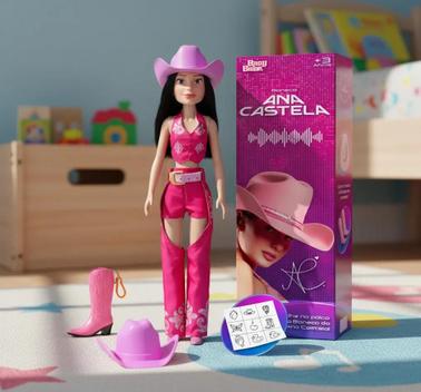 Boneca Ana Castela Boiadeira Original Chapéu Botas Baby Brink - Boneca ...