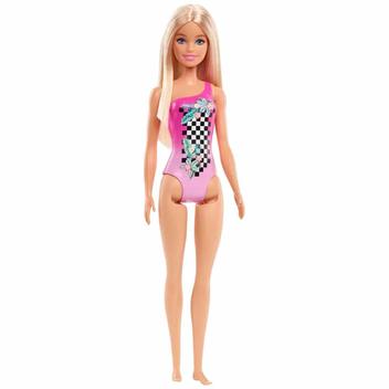 Coleção Kit Mãe e Filha Maiô Praia Barbie Look Barbie Rosa Filme Barbie  Roupa Moda Infantil Menina Mulher Xadrez Rosa