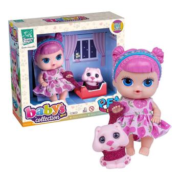 Nicole boneca animais de estimação, com ванночкой boneca Mary