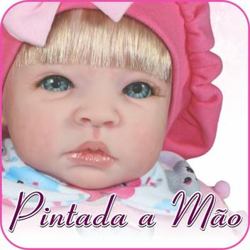 Boneca bebe reborn brianna realista de silicone 48cm sidnyl