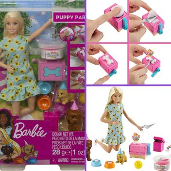 Boneca Barbie Aniversario do Cachorrinho Mattel GXV75 no Shoptime
