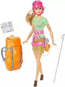 Boneca Esportiva Alpinista Dos Jogos Olímpicos Barbie